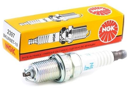 NGK Zündkerzen, 1 Stück, Teilenummer BKUR6ET-10, Produktnr. 2397