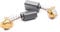 vhbw 2x balais charbon 7x11x16 mm compatible avec Diverse moteurs électriques, meuleuse d'angle, moteurs d'outil outil électrique,