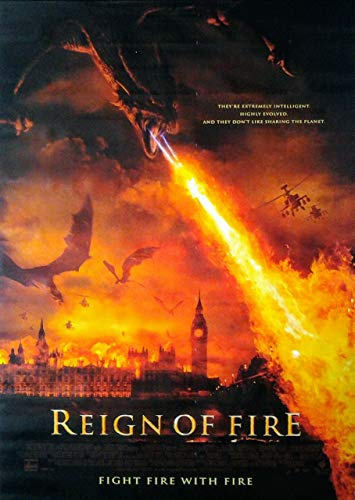 Die Herrschaft des Feuers - Reigen of Fire (2002) | US Import Filmplakat, Poster [68 x 98 cm]