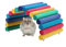 Smandy Kleine Tiere Spielzeug Vogel Papagei Spielzeug Ratte Hamster Leiter Holzleiter Bogenbrücke für Hamster Igel Maus Ratte Meerschweinchen Kleintiere Haus Käfig