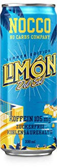 3 Dosen | NOCCO BCAA DRINK - Limon 330 ml - BCAA - 105 mg Koffein - Energy Drink - Buxtrade
