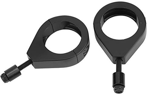 KIMISS Duokon Blinkerhalterung, Blinker halterung motorrad, Blinkerhalter Halter Motorrad Blinker Licht Halter Blinkerhalter Halterung Blinkerschelle Licht Halter Schellen Montagezubehör (schwarz)