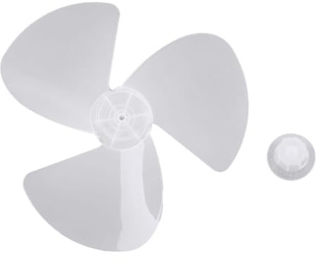 iEFiEL Lüfterflügel 3 Blätter Kunststoff Ventilator Flügel 16 Zoll Ersatzteile Ventilator Rotorblatt Tischventilator Zubehör Weiß B Passend für 16 Zoll