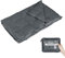 4Monster Outdoor Reisedecke kompakt, Warme Camping Decke Ultraleicht, Wasserabweisende Bettdecke für Outdoor Reise Picknick Camping Indoor (Grau, L: 175 X 140 cm)