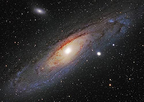 CALVENDO Poster 59,4 x 42,0 cm Querformat Andromeda Galaxie, Poster DIN A2 quer| Bilder, Kunstdruck, Wandbild, Wanddeko, Prints ohne Rahmen