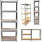 Étagère Charge Lourde Metallique de Rangement, 5 Niveaux Galvanisé Etagère Garage, 175 kg par Tablette (Capacité Totale de 875 kg), 180cm x 90cm x 40cm