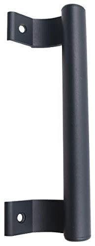 ZONADAH Tirador de puerta corredera de aleación de aluminio, 200 mm, centro del agujero de 165 mm, para balcón, puerta de cristal, armario de baño,tirador de metal moderno (gris)