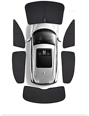 Auto Sonnenschutz für JEEP RENEGADE 2015-2022, Front Heck And Seitenscheibe UV Schutz Auto Intern Komplett Schwarz