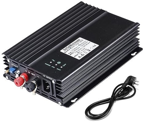 SOGTICPS 600W netzgekoppelter Wechselrichter DC26V-45V MPPT Reine Sinuswelle AC230V für 24V 36V Solarmodule, einstellbare 24V Batterieentladung