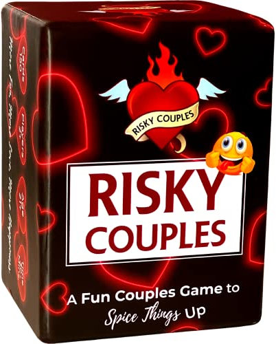 RISKY COUPLES - Superlustiges Paarspiel für die Verabredung am Abend: 150 pikante Mutproben und Fragen für Ihren Partner. Romantische Geschenke zum Jahrestag und Valentinstag. Kartenspiel für Paare