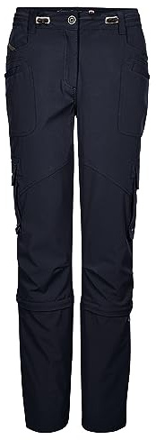 G.I.G.A. DX Damen Zipp-Off Hose mit abzippbaren Beinen GS 32 WMN PNTS, Navy, 34, 41733-000