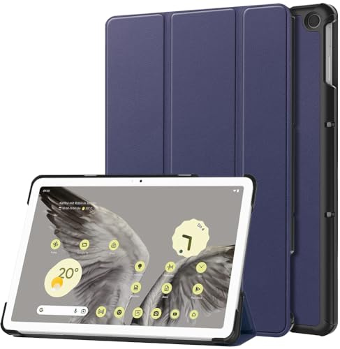 Kepuch Custer Hülle für Google Pixel Tablet 11 2023,Smart PU-Leder Hüllen Schutzhülle Tasche Case Cover - Blau