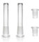 AGD LIGHTS 14mm Female 18mm Male Glass Bowl Smoking Bowl Slider Bowl Set (4Pcs)