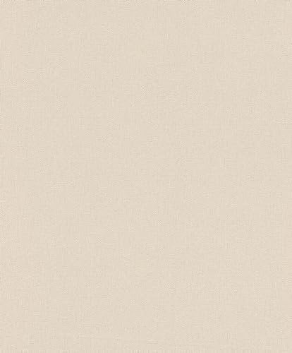 Rasch Color your life 633771 Papier peint uni en intissé Beige clair 10,05 m x 0,53 m (L x l)