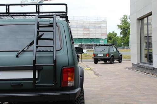 Leiter Heckleiter für Montage auf Heckklappe kompatibel mit Lada Niva Taiga URBAN 4X4 - INION