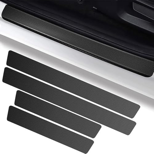 YYBCDSA Auto Einstiegsleisten Kantenschutz Aufkleber, Für VW Golf/Polo 5 6 7 8 GTE GTI GTD Anti Scratch Türschweller Schutz,Kratzfest Lackschutz Aufkleber Dekorations ZubehöR,4pcs
