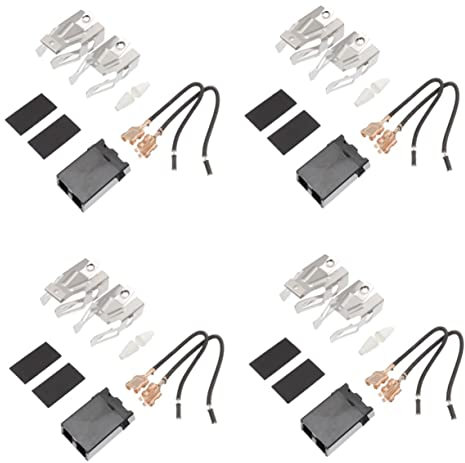KONTONTY 4ensembles Kit De Réceptacle Multifonction Pour Brûleur De Cuisinière Pour Réparations De Plaques De Cuisson Et Four Remplacement De Prise Électrique Et Facile à Installer