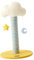 DAYUNSEN Arbre À Chat Pour Chat D'Intérieur Jouets D'Escalade Pour Chat En Forme de Nuage Avec Des Étoiles Et Une Lune.