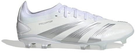 adidas Predator Pro FG Unisex Fußballschuhe Farbe: Weiß/Silber; Größe: EUR 42 2/3 | US 9 | UK 8.5