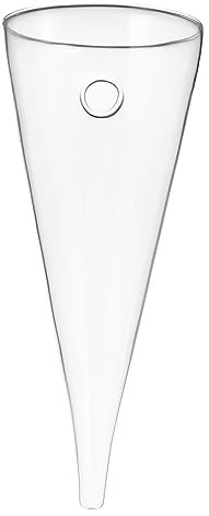 Generic Glass Vase Hanging Planter Rack Plant Pot Hanger Vases for Decor Conical Wall Mounted Vases Hanging Pots Jar Window Plant Hanger Wall Hanging Decor Tubes Flower Pots Vase Bottle