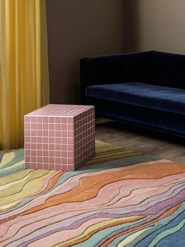 RugVista Marble Teppich, 300 x 400 cm, Mehrfarbig | Moderne, Rechteckig, Niedriger Stapel, Nur chemische Reinigung, Oeko-Tex 100, Wohnzimmer, Schlafzimmer