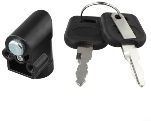 Eawfgtuw Ebike Battery Lock and Key Set Metal Power Lock, Compatible with for Hailong Battery Case 11Mm/20mm for Electric Bicycle Battery Storage Case(11mm)