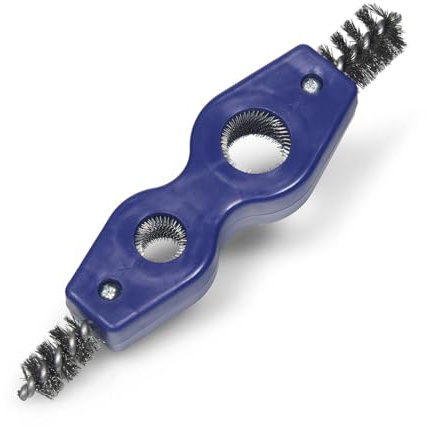 LavaPlumb – Pitbull 4 in 1 Copper Pipe Cleaner Tool – Pipe Cleaners and Pipe Deburring Tool for 15mm and 22mm Copper Pipe – Durable Reusable Plastic Body for Plumbers and DIY