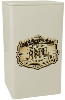 speecheese Dose 900ml Lebensmittel Vintage Mehl Retro | AufbewahrungsDose - lustige Küchendekoration