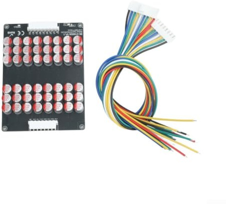 Equalizzatore attivo 12S-16S 5A bilanciatore batteria con trasferimento di energia a condensatore per batterie al litio Ternaries LiFePO4 60-300AH circuito di protezione