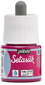 PEBEO 181-008 45 ml Setasilk Silk Painting Bottle, Raspberry