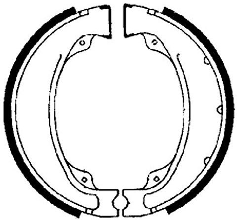 Ferodo Bremsbacken fsb755 (Trommelbremse und Backen)/Brake Shoes fsb755 (BRAKE DRUM AND CLAMPING Jaws)