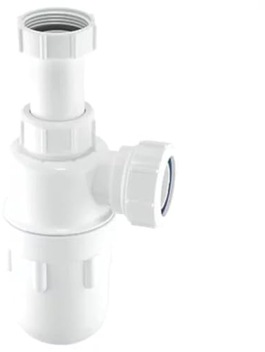 McAlpine A10A Bottle Trap 75mm Water Seal Adjustable Inlet Multifit Compression Outlet 1.25