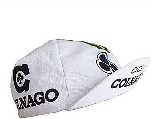 Basecap Retro-Stil Radteam Vintage weiß