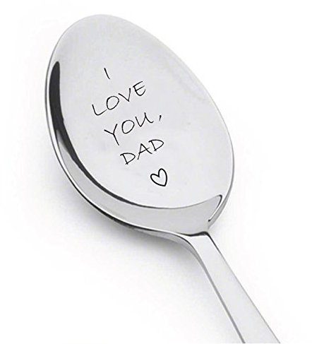 Ich liebe dich Papa graviert Löffel Väter Eis Löffel meistverkaufte Artikel Papa Geschenke Papas Kaffee Papas Kaffee