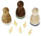 Stemplino® Ministempel - Motiv: Notenschlüssel - 12mm Durchmesser - Holzstempel Kinder Stempel Bullet Journal Stempel mit Notenschlüssel Motiv Notenschlüssel Stempel