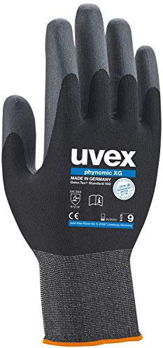 Uvex Phynomic XG Arbeitshandschuhe - 1 Paar Profi-Schutzhandschuhe - 06/XS 06/XS schwarz
