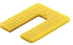 GLUSKE Euroklick Distanzplatte 65 x 52.5 x 5 mm, grün, 500 Stück | Unterlegkeile - Distanzplättchen