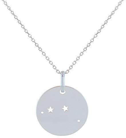 LES POULETTES BIJOUX - Sterling Silver 925 Necklace Zodiac Constellation Ram - Taille 45 cm