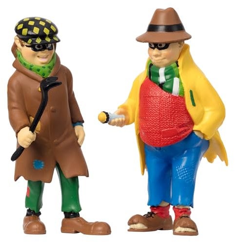 Pippi Langstrumpf Mini Puppenhaus Figuren – Kunststoff Puppenhaus Zubehör Figuren für Mädchen und Jungen – Alter 3+, Größe 10 cm