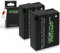 PATONA 2X Premium Akku DMW-BLC12, 1100mAh, Ersatz für Panasonic DMW BLC12 BLC12E BLC12PP Kompatibel mit Panasonic Lumix DMC-FZ300 FZ1000 FZ2000 DMC-G5 G6 G70 G81 G91 DMC-GH2 DMC-GX8