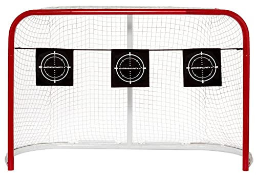 Winnwell Hockey-Bungee-Trainingsziel: Einfach zu installierendes Hockeynetz, Schießziele, Ausrüstung zur Verbesserung der Schussgenauigkeit für Kinder, Jugendliche, erwachsene Spieler