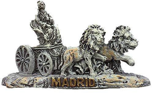 Imán de nevera Madrid España recuerdo de viaje para decoración del hogar o la cocina magnética de Madrid España colección de imanes de nevera