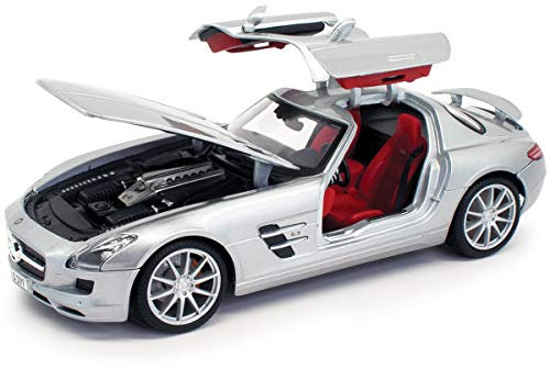Maisto M31389 Mercedes-Benz SLS AMG Classic Super Car Druckguss-Modell, rot