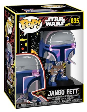 Funko POP! Star Wars: Jango Fett (Retro) | Offizieller Fanartikel und Merch - Vinyl Sammelfigur als Regal Deko - Geschenkidee zum Geburtstag für Fans und Sammler