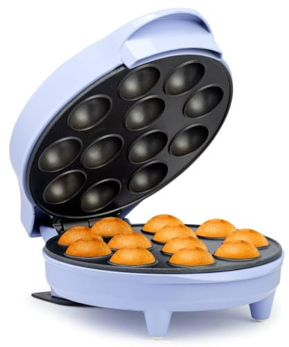 Holstein Housewares HH-09037023L Cake Pop Maker Cupcake, Acero inoxidable, Lavanda