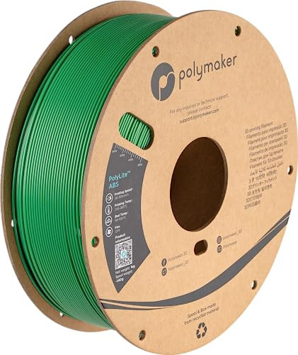 Polymaker PE01005 PolyLite Filament ABS geruchsarm 1.75mm 1000g Grün 1St.