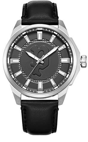 Police Analog PEWJA2204305, Black/White, 46MM, Strip