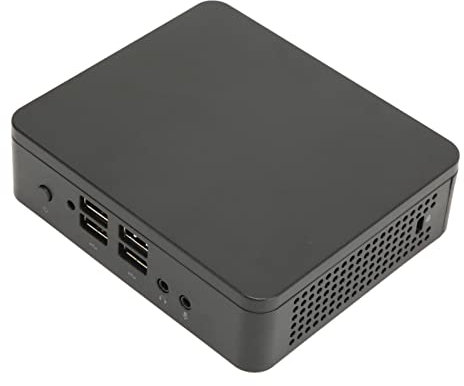 PUSOKEI Mini PC 10, 4GB RAM 64GB SSD, 1.92GHz Z8350 CPU, DDR3L HD Graphics, HDMI Y 4K VGa Display, Fanless, Gigabit Ethernet, para Oficina E Industria