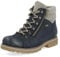 Remonte Damen Chelsea Boots D7478, Frauen Stiefeletten,lose Einlage,wasserabweisend,remonteTEX,warm,gefüttert,Stiefel,Bootee,blau Kombi (14),42 EU