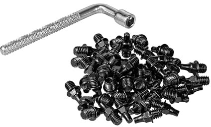 Funn 6mm Street Pin für Python, Ripper und Mamba Pedale, 50 Stück M4 x 6mm Street Pins mit einem 4mm Steckschlüssel (schwarz)
